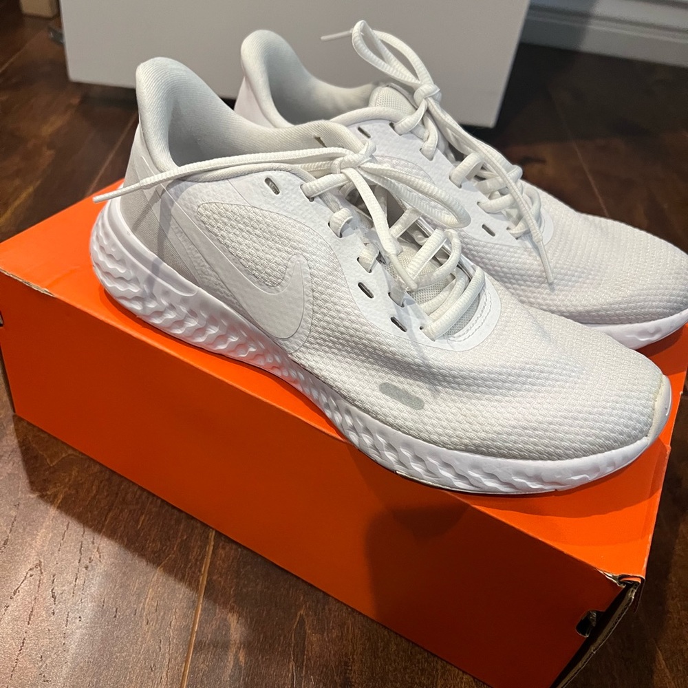 White women’s Nikes